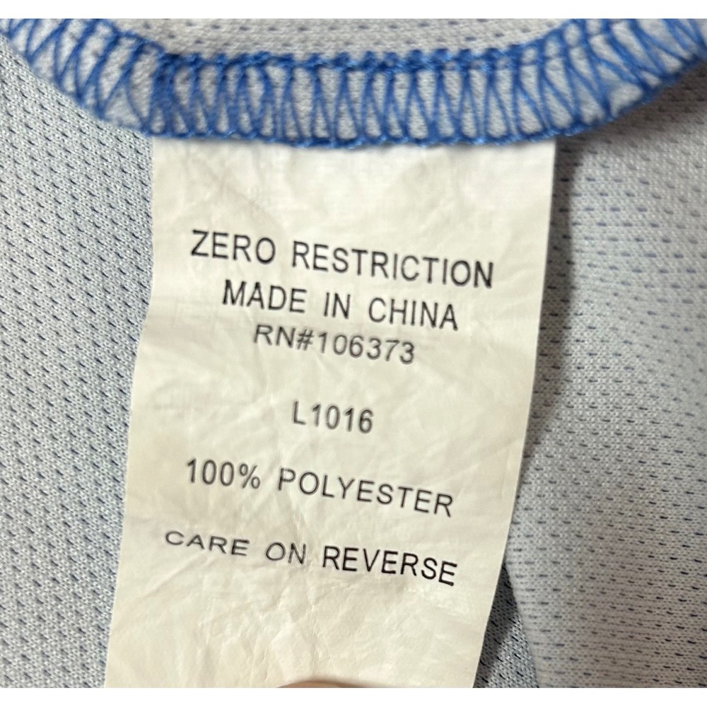 Zero Restriction Mens Blue 1/4 Zip Golf Pullover Sunnehanna County Club Large - Picture 8 of 16